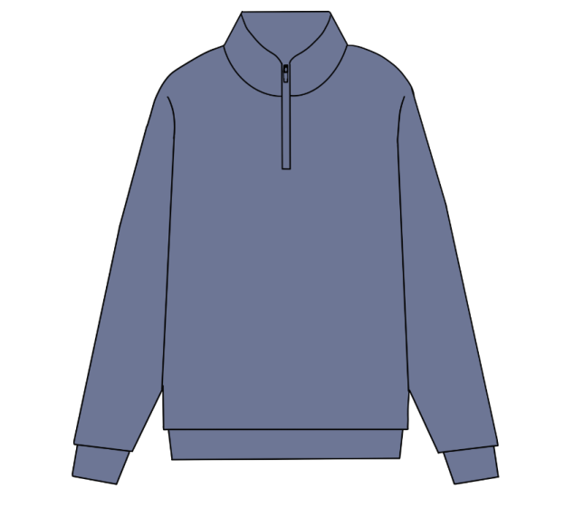 Quarter-zip movement
