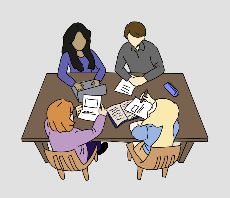 How do students use the school library?