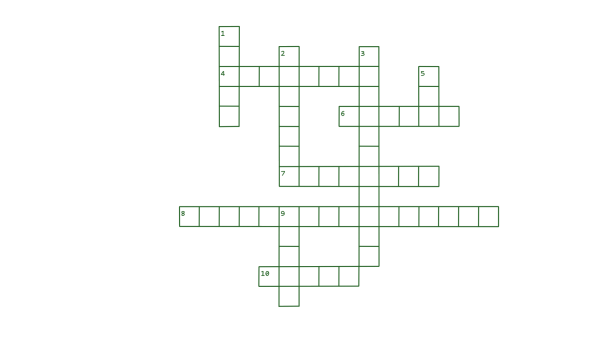 Crossword puzzle issue five
