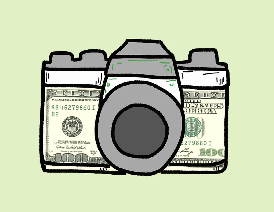 Increasing price attached to photography